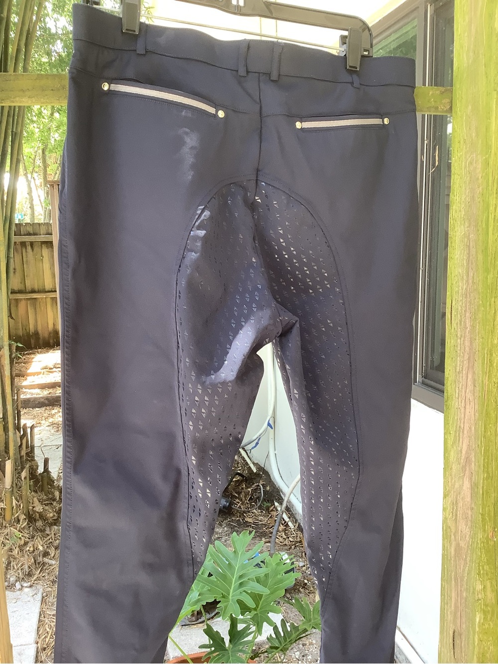 Equiline 34 Women's Navy Riding Breeches with Full Seat
